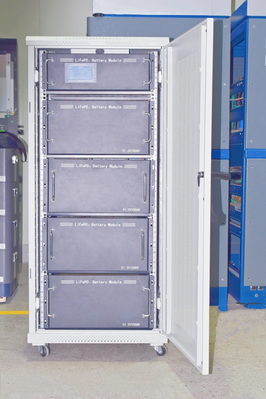 Robuste 20-100KWh Lithium-Ionen-Batteriezelle Hochspannungs-Telekommunikationsbasisstation