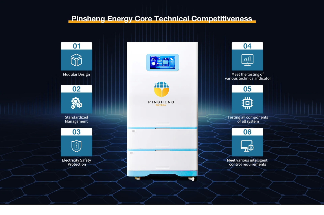 100ah 150ah 10kwh 25kw 10kw Wechselrichter All-in-One Energiespeichersystem für Solar