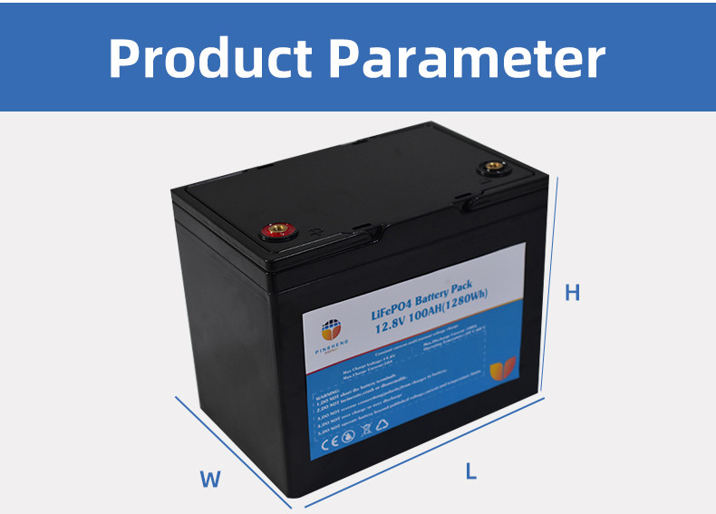 Tiefkreislauf 12V Lifepo4 Batterie 12,8v 100AH Niedertemperatur Lithiumbatterien Hersteller für Solarenergie