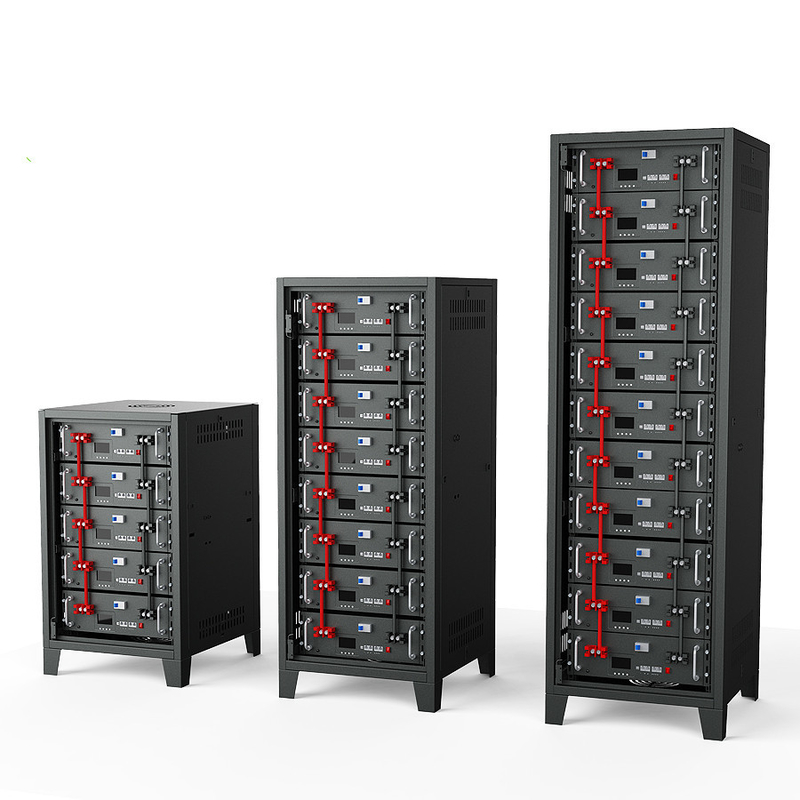 Solarenergiesystem mit Lithium-Energiespeicherbatterie 48V Schrank Inverter Energiespeichersystem All in One Ess