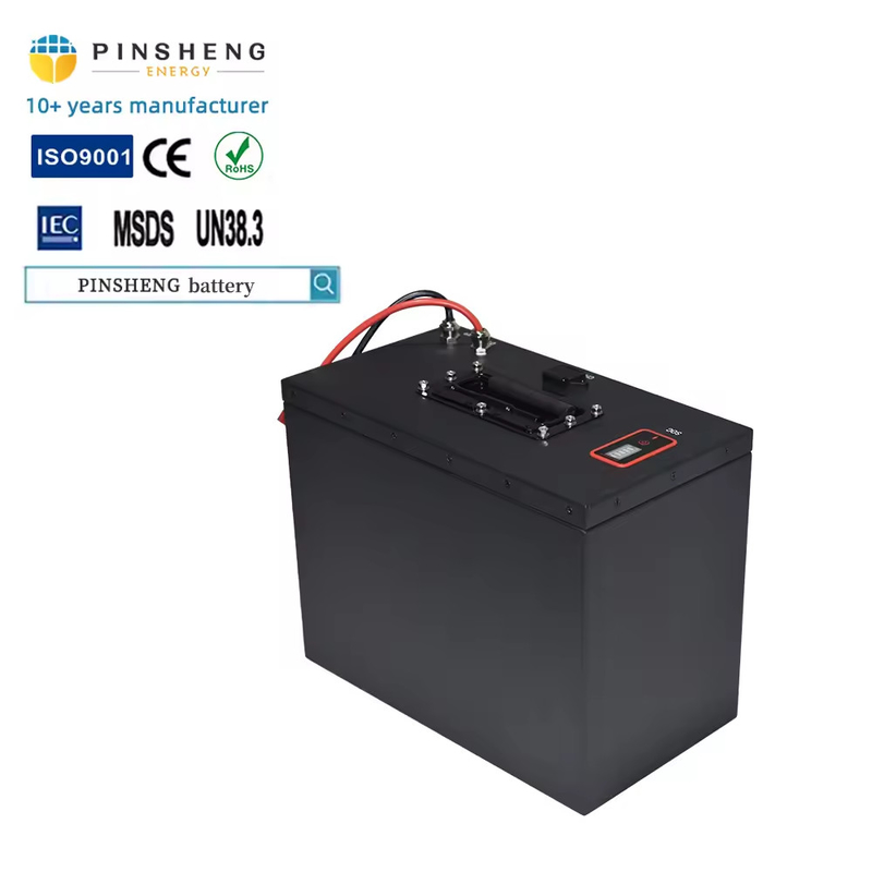 Lithium-Ionen-Leistungsbatterie 72v 50Ah 60Ah für Elektromotorradbatterie mit Smart BMS