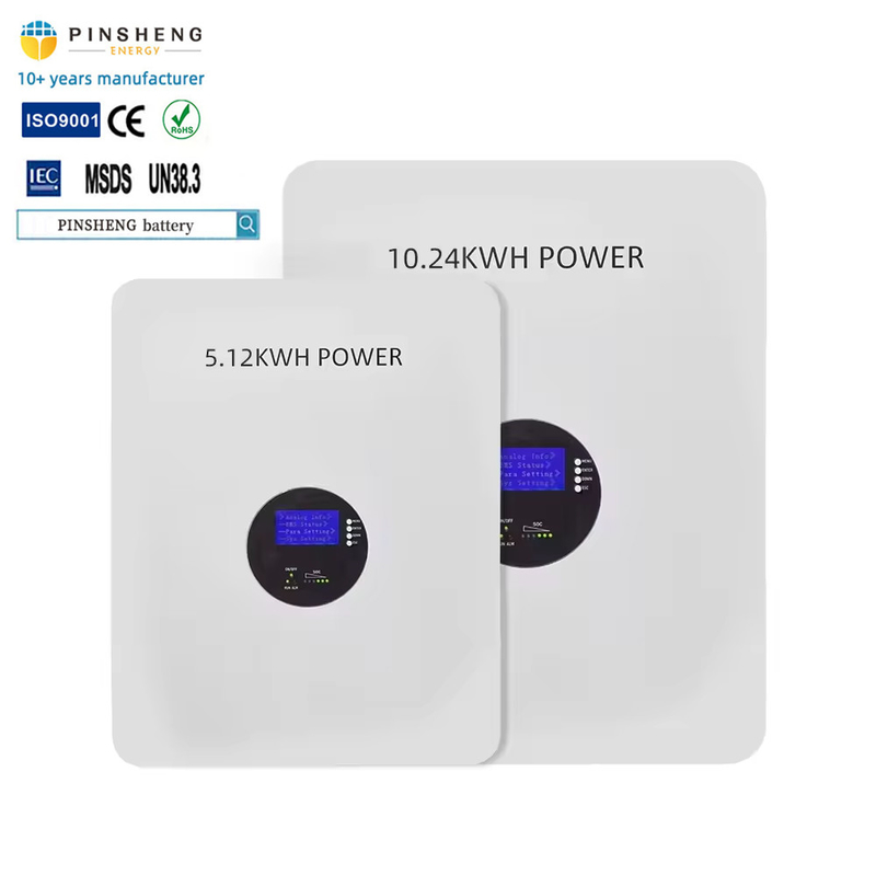 48V Lithium-Ionen-Batterie Gesamtkapazität 10KWH 5KWH Lifepo4-Batterie 200AH 100AH mit neu entworfener Form