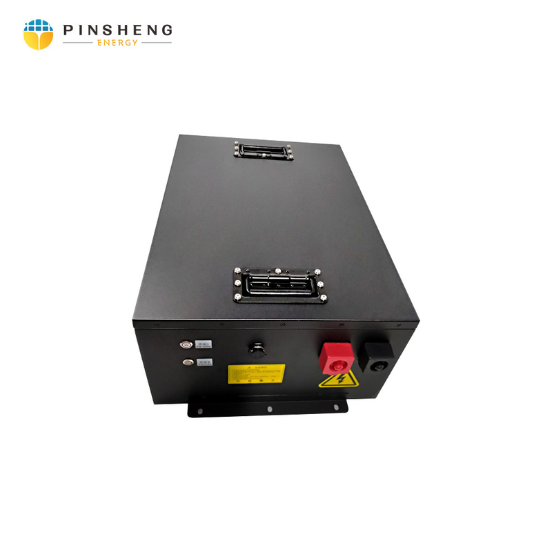 Benutzerdefinierte Spannung PINSHENG 48v 60v 72v 92v LiFePO4 Lithium-Ionen-Batteriezellen Pack für Motorrad E Scooter Gabelstapler