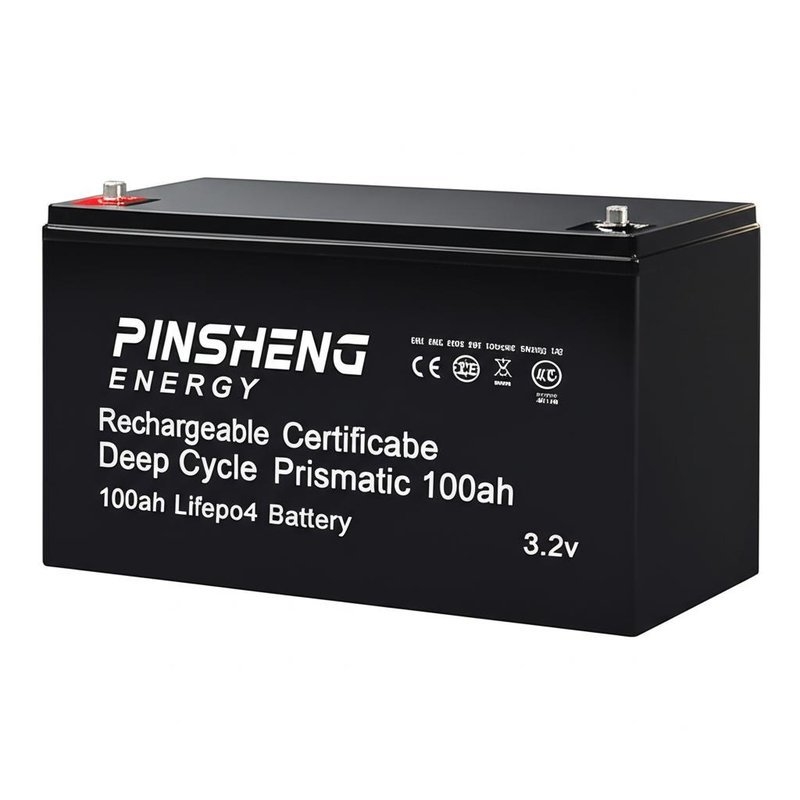 PINSHENG ENERGY BIS CE IEC ISO KC Certificates Rechargeable Deep Cycle Prismatic 100ah Lifepo4 Battery 3.2v