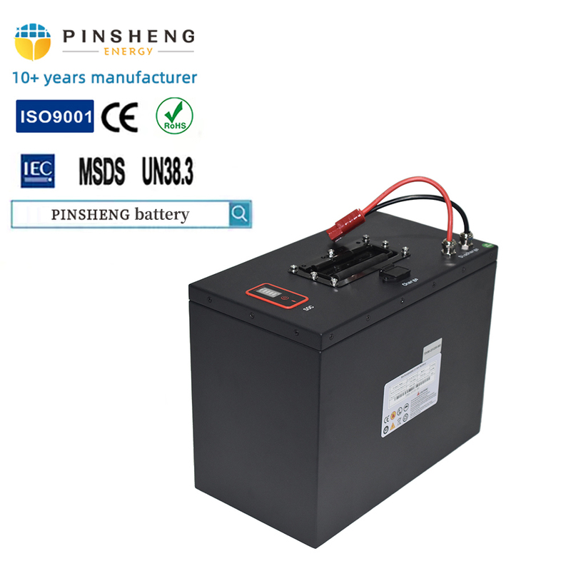 72V 50Ah Rechargeable Lithium Ion Battery with Smart BMS and 3-Year Warranty for Electric Scooters