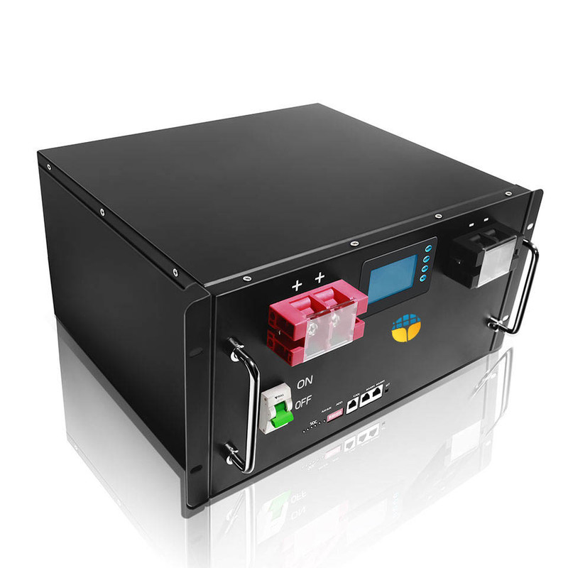 48V 200Ah LiFePO4 Batterie mit 6000-facher Zyklusdauer 51.2V 5KWh Solarenergie Speicher Lithium-Ionen-Batterie