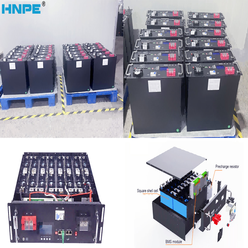 LiFePO4 Batterie 48V 100Ah Energiespeichersystem für Zuhause 5KWH 15KWH 20KWH Stapelbare tiefe Zyklus