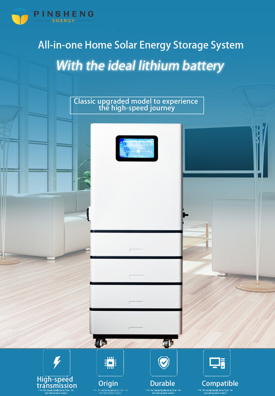 PINSHENG ENERGY Solarsystem für Zuhause 5KWh 10KWh Speichersystem für Solarenergie Multifunktions ESS-Schrank für Villa, Bauernhof, Büro