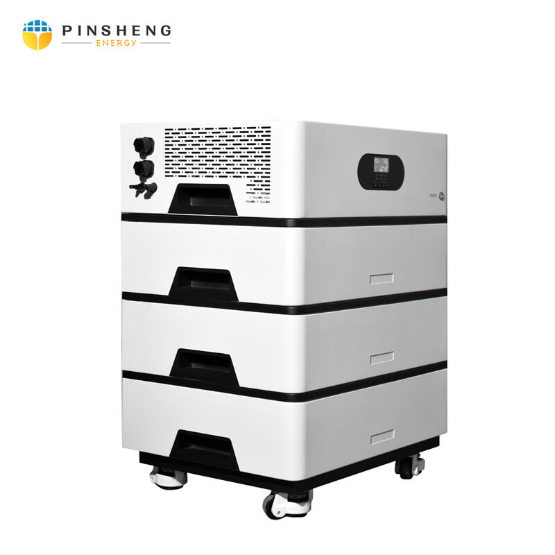 Neues Design Versorgung kommerzielle 5kw 10kw komplettes Kit mit Bluetooth Hybrid-Wechselrichter Solarenergie Speichersystem 51.2V Lithiumbatt