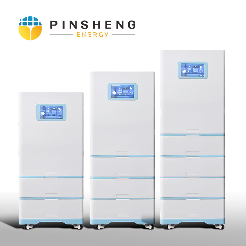PINSHENG Hochspannung 10 kW 20 kWh 25 kWh 30 kWh Batterie Heimanwendung All-in-One-Wechselrichter Hybrides Solarenergiesystem