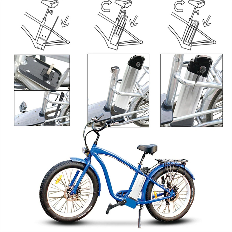 Brummen schweren Falls 6000mah 3.7v reichern Energie-Lithium Ion Battery Cells Pack für e-Fahrrad an