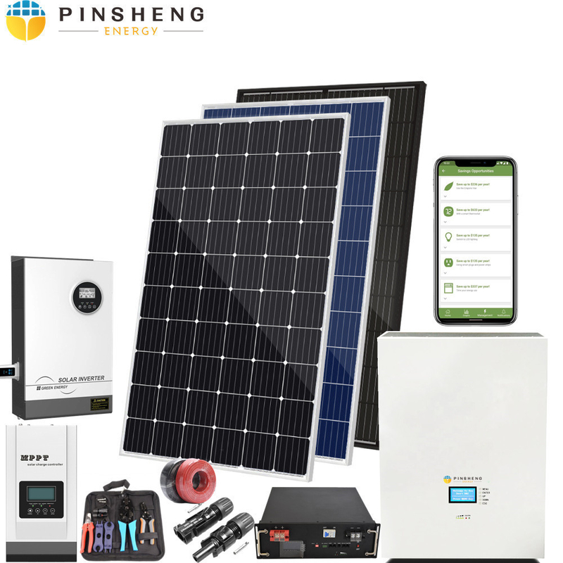 ON GRID OFF GRID Solarenergiesystem 3KW 5KW 10KW 15KW Für Solar zu Hause